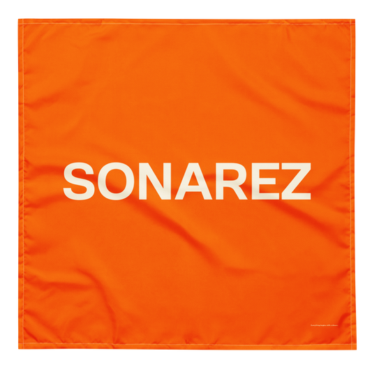 Sonarez Orange Bandana